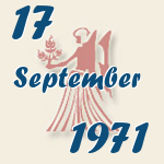 Jungfrau, 17. September 1971.  