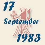 Jungfrau, 17. September 1983.  