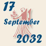 Jungfrau, 17. September 2032.  