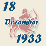 Schütze, 18. Dezember 1933.  