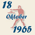 Waage, 18. Oktober 1965.  