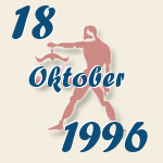 Waage, 18. Oktober 1996.  