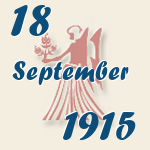 Jungfrau, 18. September 1915.  