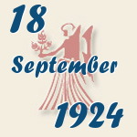 Jungfrau, 18. September 1924.  