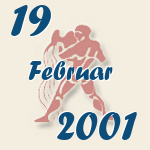 Aquarius, 19. Februar 2001.  