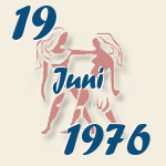 Gemini, 19. Juni 1976.  