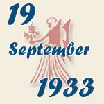 Jungfrau, 19. September 1933.  
