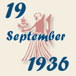 Jungfrau, 19. September 1936.  