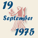 Jungfrau, 19. September 1975.  