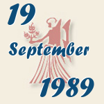 Jungfrau, 19. September 1989.  