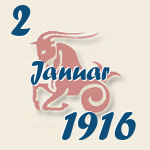 Steinbock, 2. Januar 1916.  