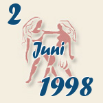 Gemini, 2. Juni 1998.  