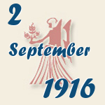 Jungfrau, 2. September 1916.  