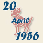 Widder, 20. April 1956.  