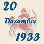 Schütze, 20. Dezember 1933.  