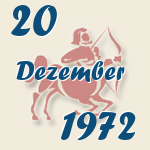 Schütze, 20. Dezember 1972.  