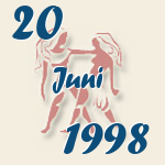Gemini, 20. Juni 1998.  
