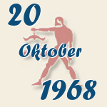 Waage, 20. Oktober 1968.  