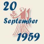 Jungfrau, 20. September 1959.  