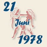 Gemini, 21. Juni 1978.  