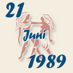 Gemini, 21. Juni 1989.  