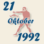 Waage, 21. Oktober 1992.  