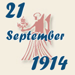 Jungfrau, 21. September 1914.  