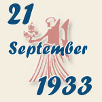 Jungfrau, 21. September 1933.  