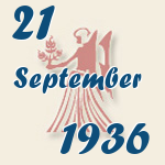 Jungfrau, 21. September 1936.  