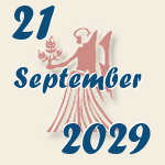 Jungfrau, 21. September 2029.  