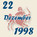 Schütze, 22. Dezember 1998.  