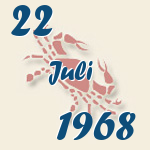 Krebs, 22. Juli 1968.  