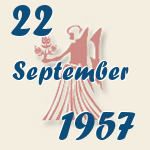 Jungfrau, 22. September 1957.  