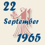 Jungfrau, 22. September 1965.  