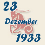 Steinbock, 23. Dezember 1933.  