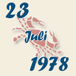 Krebs, 23. Juli 1978.  