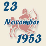 Schütze, 23. November 1953.  