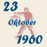 Waage, 23. Oktober 1960.  