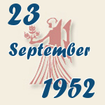 Jungfrau, 23. September 1952.  