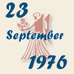 Jungfrau, 23. September 1976.  