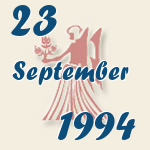 Jungfrau, 23. September 1994.  