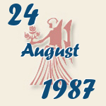 Jungfrau, 24. August 1987.  
