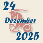 Steinbock, 24. Dezember 2025.  