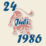 Leo, 24. Juli 1986.  