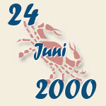 Krebs, 24. Juni 2000.  