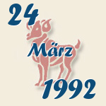 Widder, 24. März 1992.  