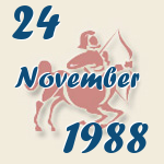 Schütze, 24. November 1988.  