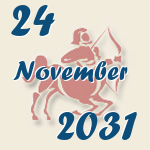 Schütze, 24. November 2031.  