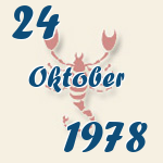 Skorpion, 24. Oktober 1978.  