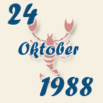 Skorpion, 24. Oktober 1988.  